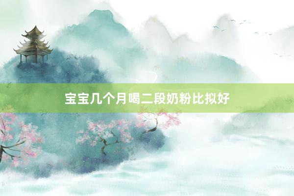 宝宝几个月喝二段奶粉比拟好